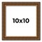 Square Classic Black Picture Frame - UV Acrylic, Foam Board Backing, Hanging Hardware